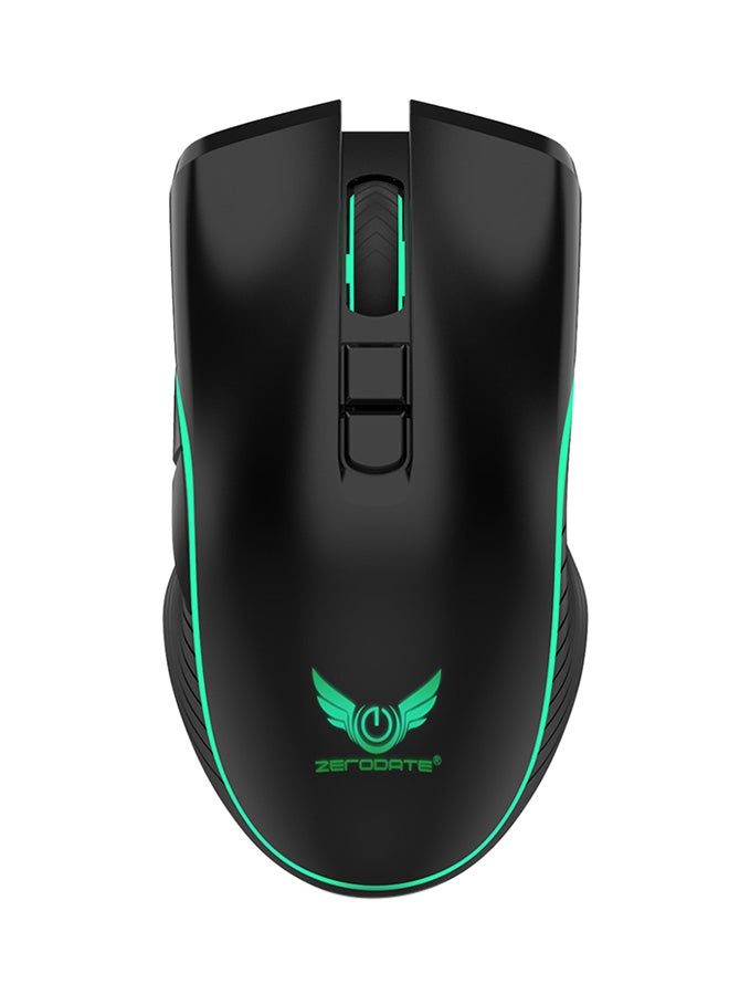 ZERODATE Portable Mini Gaming Mouse Black  - Image 1