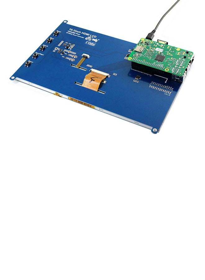 Waveshare - HD LCD Monitor 1024×600 Resistive Screen for PC/Windows 10/8.1/8/7/XP - Image 1
