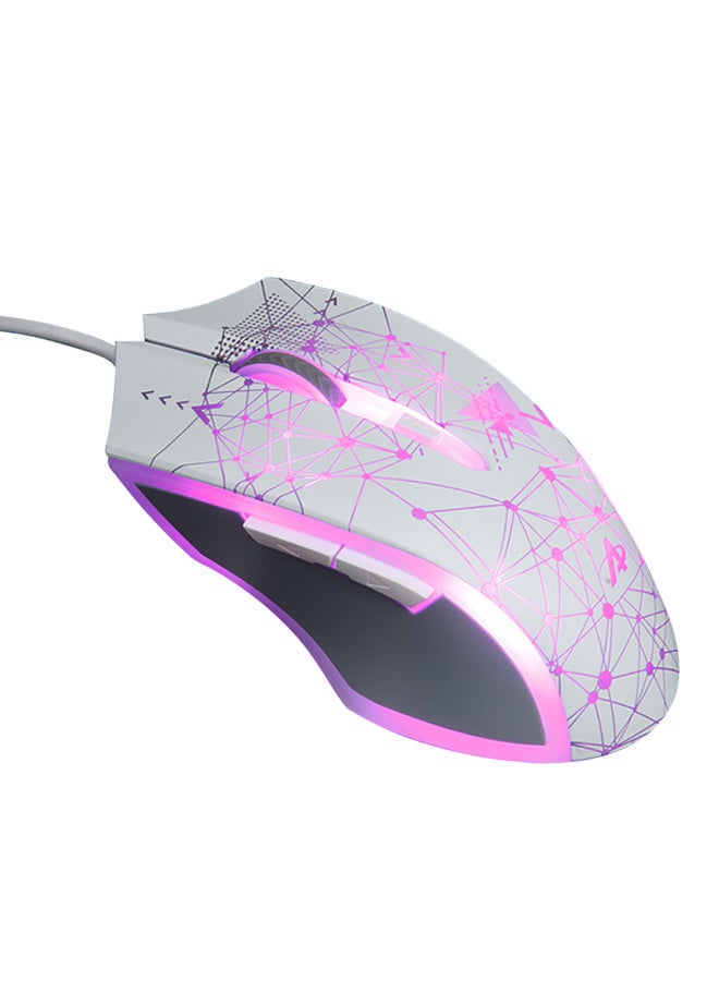 Ajazz Wireless Gaming Mouse White/Black - Image 1