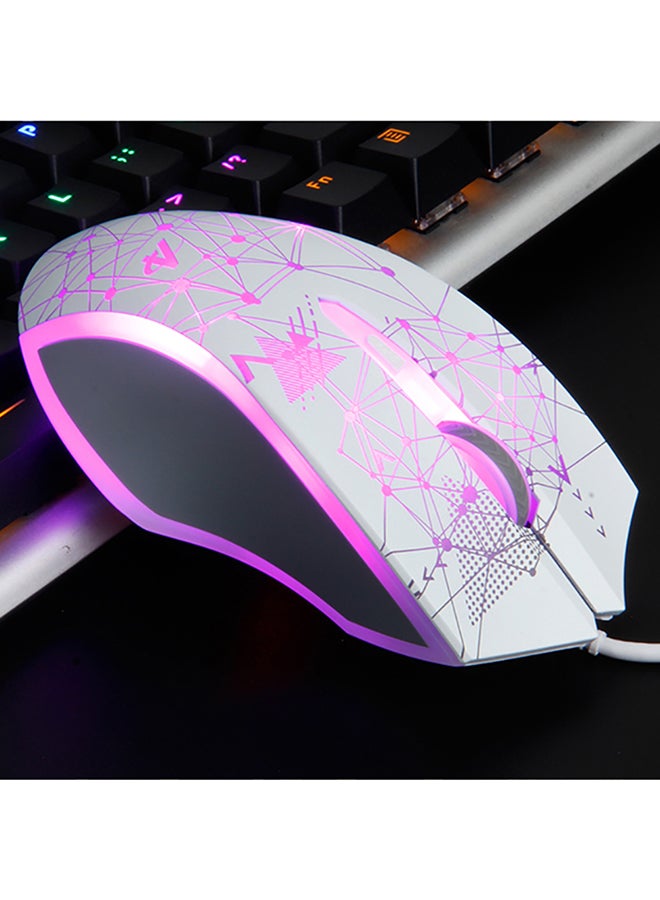 Ajazz Wireless Gaming Mouse White/Black - Image 2