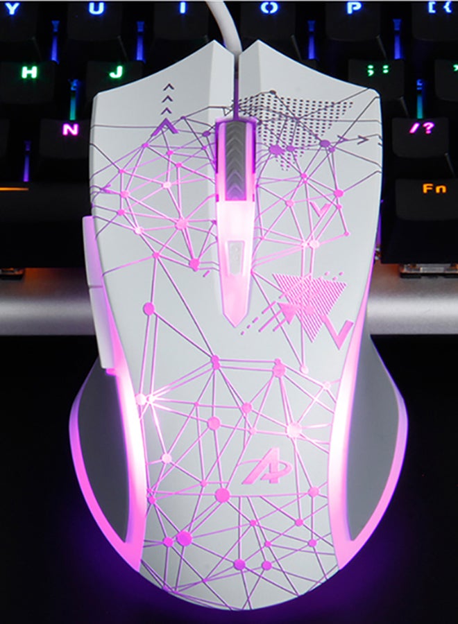 Ajazz Wireless Gaming Mouse White/Black - Image 3