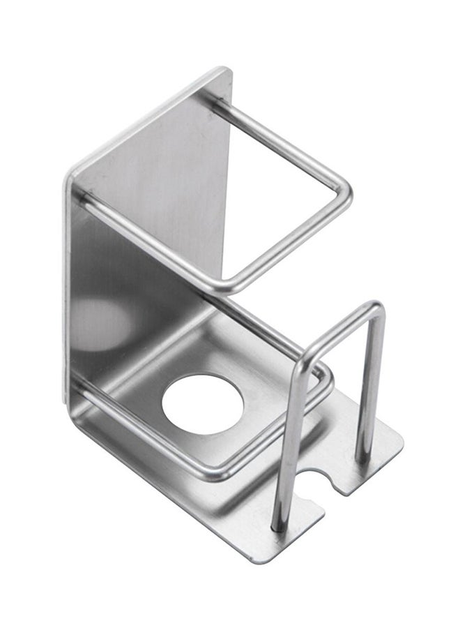 Stainless Steel Toothbrush And Toothpaste Rack Holder 8x5.5x6.5cm - Image 1