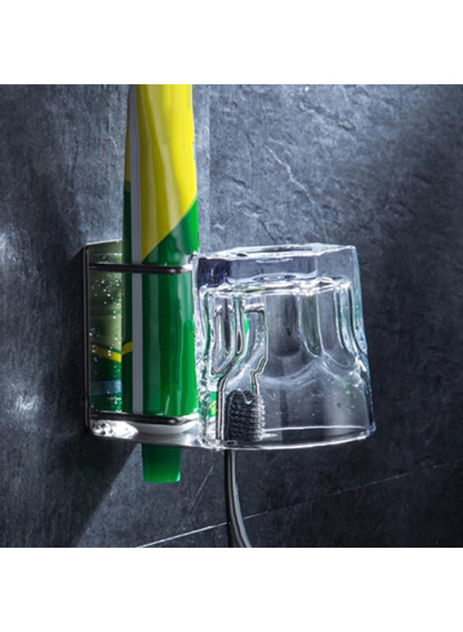Stainless Steel Toothbrush And Toothpaste Rack Holder 8x5.5x6.5cm - Image 4