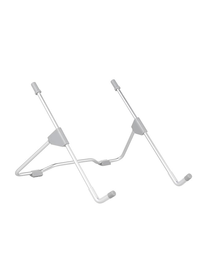 Generic - Portable Laptop Stand Foldable Holder Notebook Support Adjustable Desktop Bracket Grey - Image 1