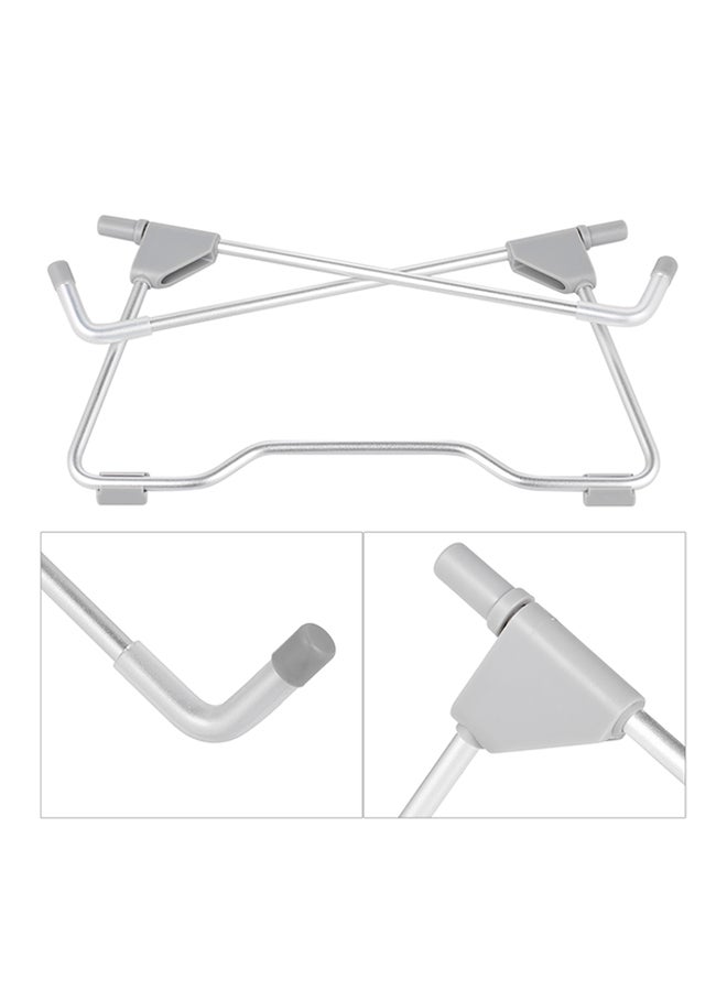 Generic - Portable Laptop Stand Foldable Holder Notebook Support Adjustable Desktop Bracket Grey - Image 1