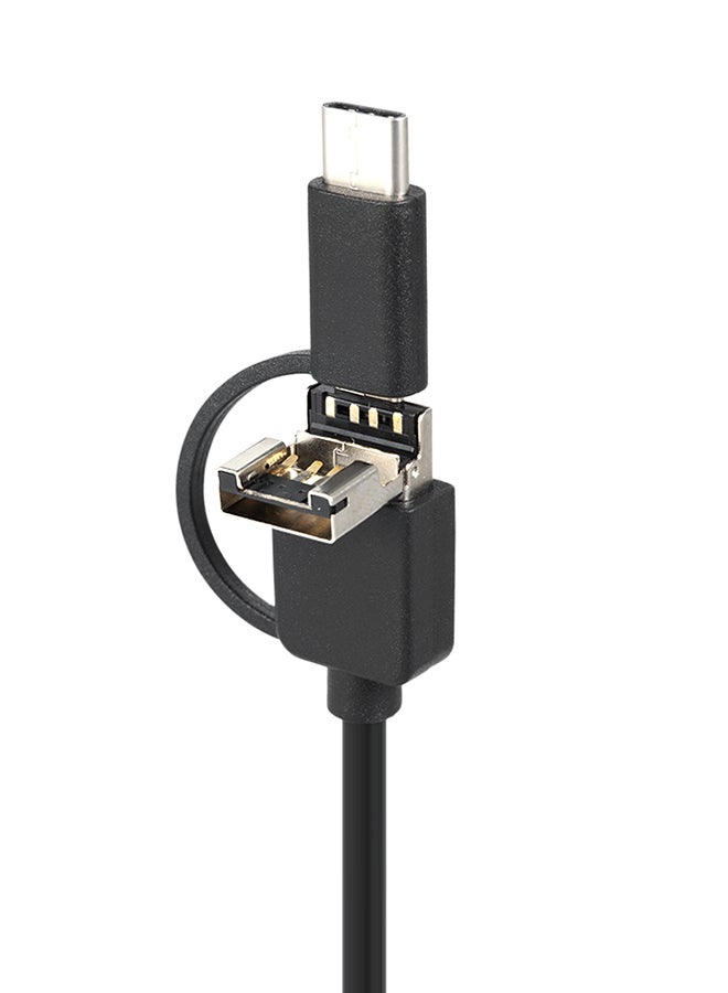 Generic - 3 In 1 Inspection Camera Borescope Type-C & Micro Usb & Usb Endoscope Waterproof Ip67 For Android Phones Pc 3.5M - Image 1