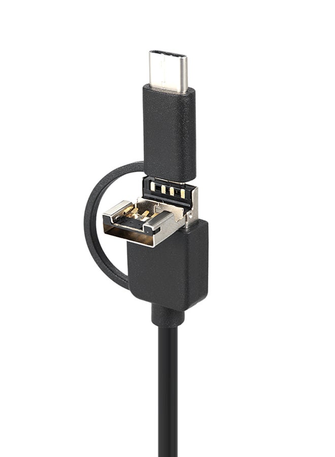 3 In 1 Inspection Camera Borescope Type-C & Micro Usb & Usb Endoscope Waterproof Ip67 For Android Phones Pc 2M  - Image 2