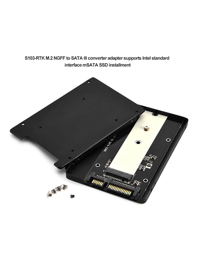 NGFF To SATA III Converter Adapter S103 RTK M.2 Black - Image 3