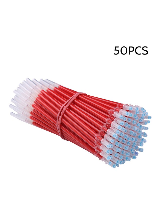 Generic 50-Piece Gel Pen Refill Red - Image 1