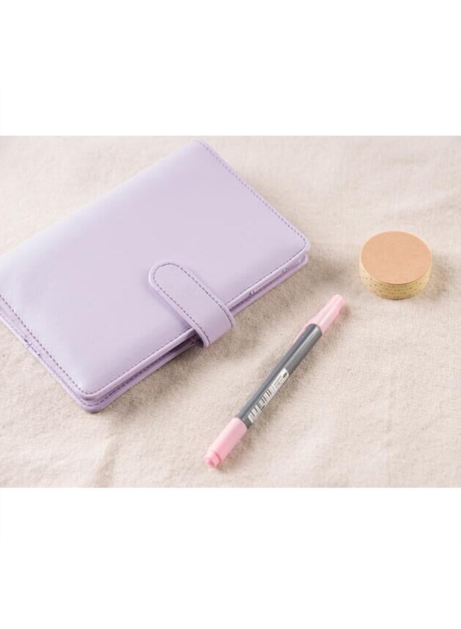 A5 Hard Cover Ruled Notebook Purple - Image 2