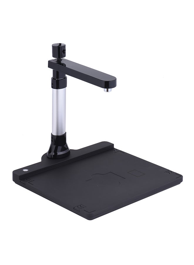 Generic - Adjustable HD High Speed USB Book Image Document Camera Scanner Dual Lens (10 Mega-pixel & 2 Mega-pixel) Max. A3 Scanning Size with OCR Function LED Light for Classroom Office Library Bank Black - Image 1
