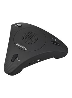 Aibecy USB Desktop Computer Conference Omnidirectional Condenser Microphone Mic Speaker Speakerphone 360° Audio Pickup Plug & Play for Business Video Meeting Black  - Image 4