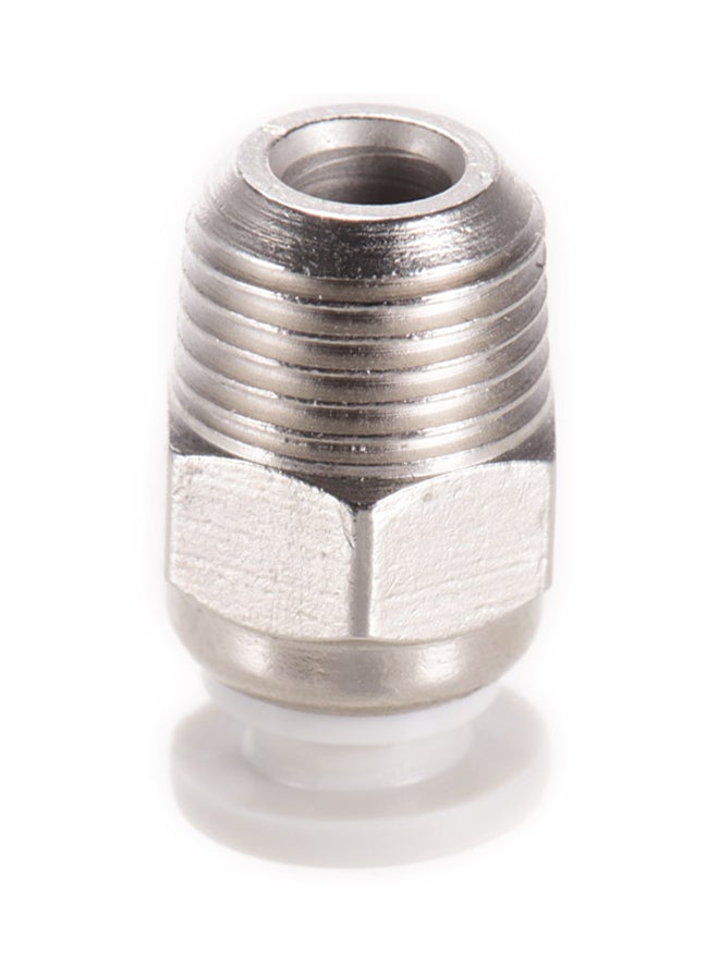 Creality 3D - PC4-M10 Male Pneumatic Tube Push Fitting Connector Silver - Image 1