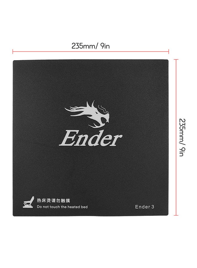 Creality 3D Build Surface Heat Bed Platform Sticker Sheet Black  - Image 2