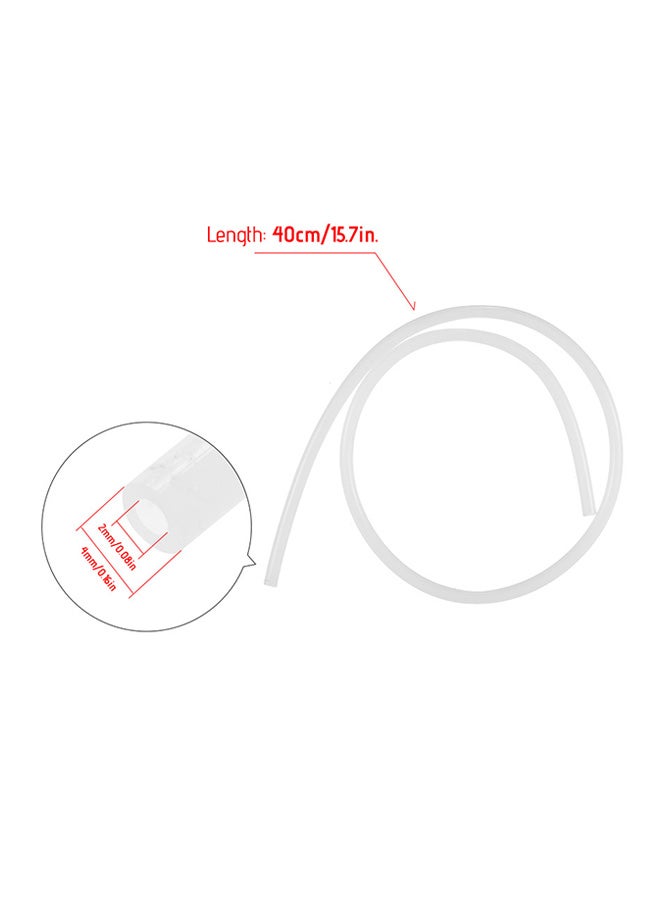 Creality 3D Creality 3D PTFE Tube 2mm ID 4mm OD 40cm Length for Ender-3 3D Printer 1.75mm Filament,1pcs White  - Image 2