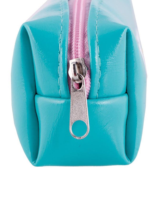 Zipper Closure Pencil Pouch Blue - Image 2