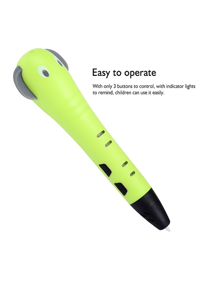 3D Printing And Drawing Pen Green - Image 4