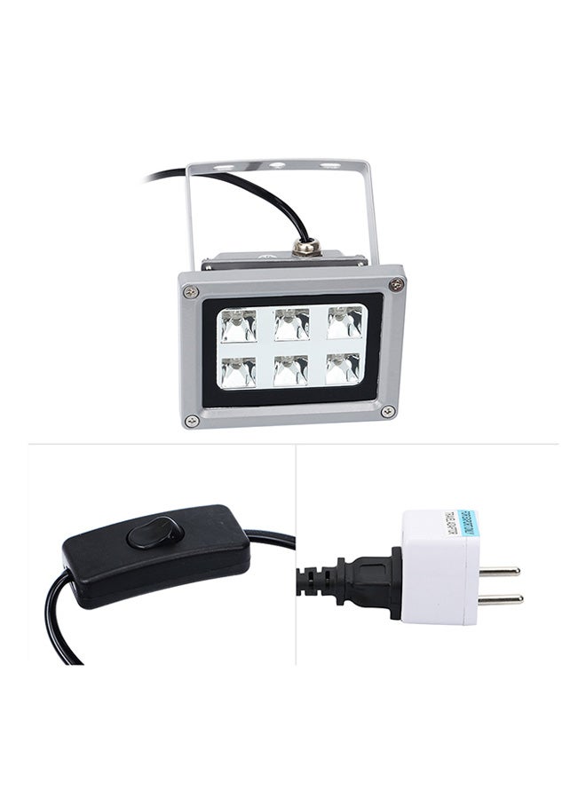 Generic - UV Resin Curing Light Lamp for SLA/DLP 3D Printer Accessories Solidify Photosensitive Resin 6pcs 405nm UV LED Lights with 60w Output Affect Grey - Image 1