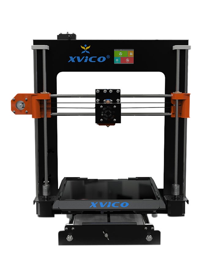 XViCO - XVICO X1 3D Printer Kit 220 * 220* 240mm Printing Size Auto Leveling Resume Printing with 2.4 inch Color Touch Screen Supports Multiple Languages Black - Image 1