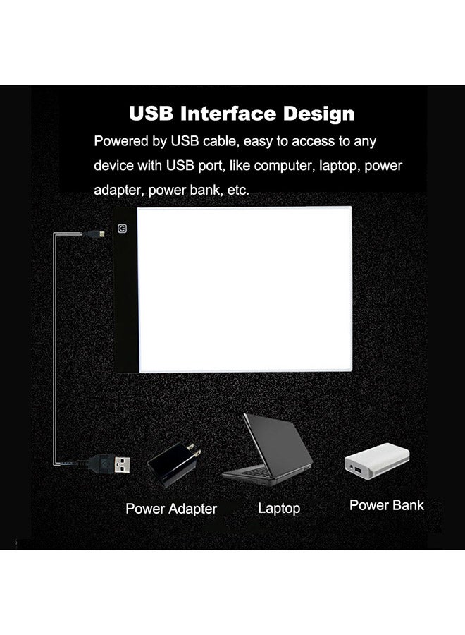 Generic A4 LED Drawing Pad White  - Image 2