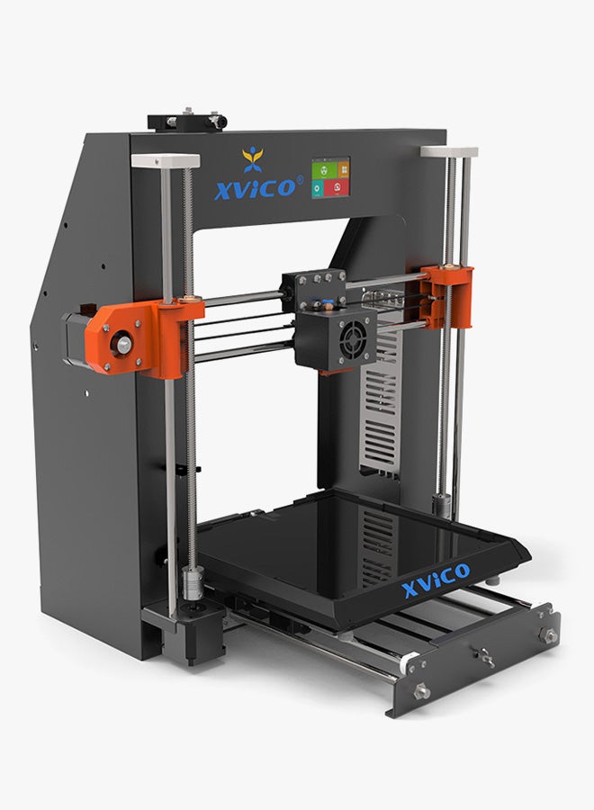 XViCO - XVICO X1 3D Printer Kit 220 * 220* 240mm Printing Size Auto Leveling Resume Printing with 2.4 inch Color Touch Screen Supports Multiple Languages Black - Image 1