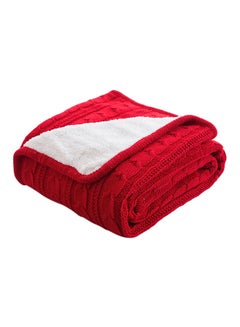 Safar Tekstil Throw Blanket Polyester Red Single  - Image 1
