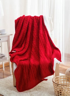 Safar Tekstil Throw Blanket Polyester Red Single  - Image 2