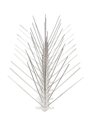 12-Piece Thorns Showpiece For Birds And Pigeons Clear/Silver 50x12x10cm - v1550656392/N21175449A_1