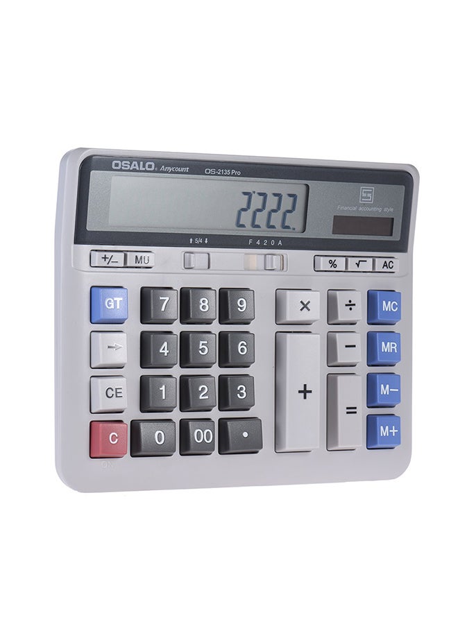 Generic Electronic Calculator Deep Grey  - Image 1