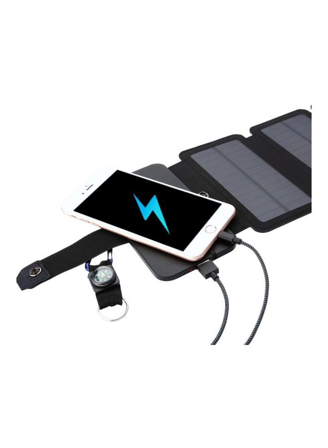 Generic - Portable Solar Power Mobile Charger And Holder Black - Image 1