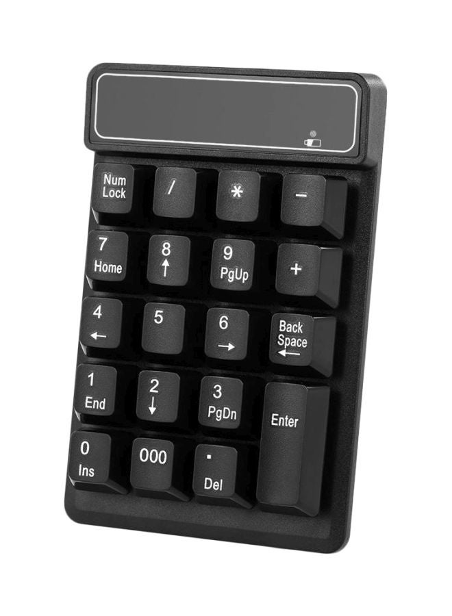 19-Key Wireless Numeric Keypad Black  - Image 1