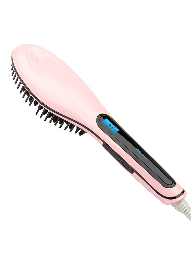 فرشاة فرد الشعر مع شاشة إل سي دي وردي - Image 2