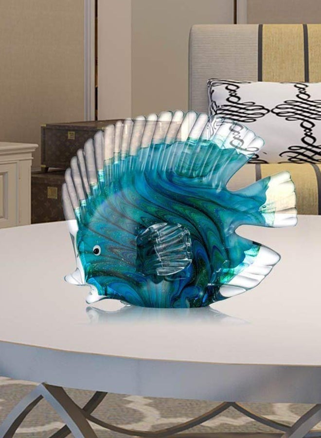 توراتس مجسم زجاجي على شكل سمكة استوائية أزرق 21 x 12 x 17.2Ø³Ù†ØªÙŠÙ…ØªØ± - Image 3