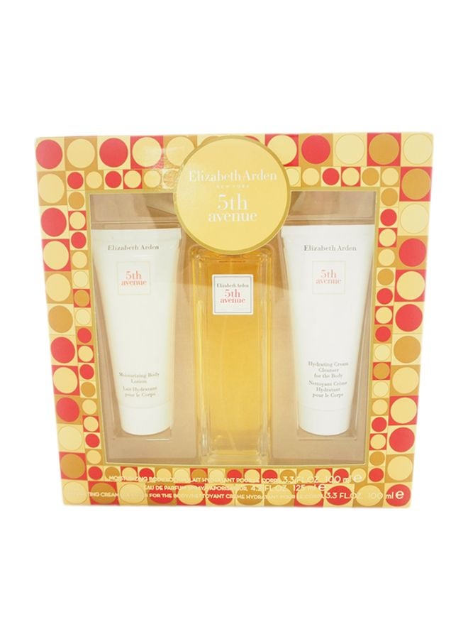 5th Avenue Gift Set (1x EDP Spray 125 ml, 1x Moisturizing Body Lotion 100 ml, 1x Hydrating Cleanser For The Body 100 ml)