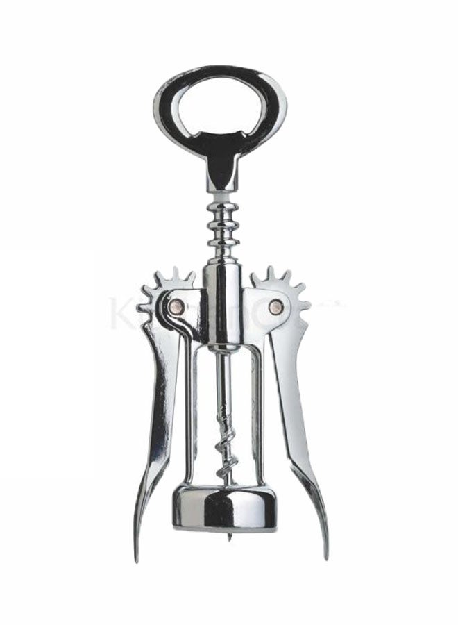 Kitchen Craft Bc Double Handled Chrome Wing Corkscrew Silver 16 X 5.5 X 4 Centimeter 