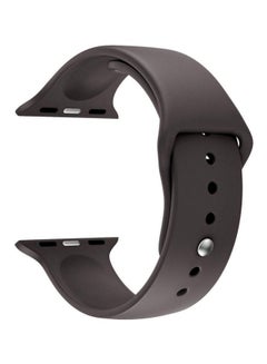 Silicone Bracelet For Apple Watch Series 42mm Brown