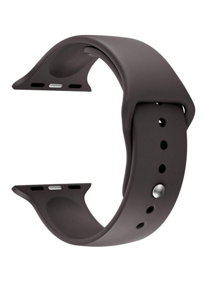 Liger - Silicone Bracelet For Apple Watch Series 42mm Brown - Image 1