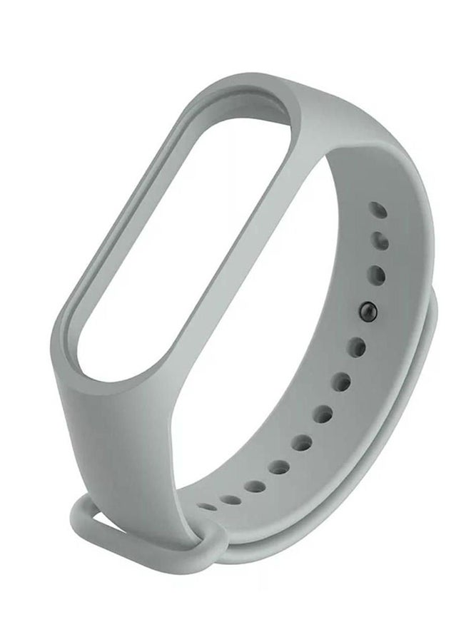 ليجر سوار بديل من السيليكون لساعة شاومي مي باند 3 رمادي - Image 1