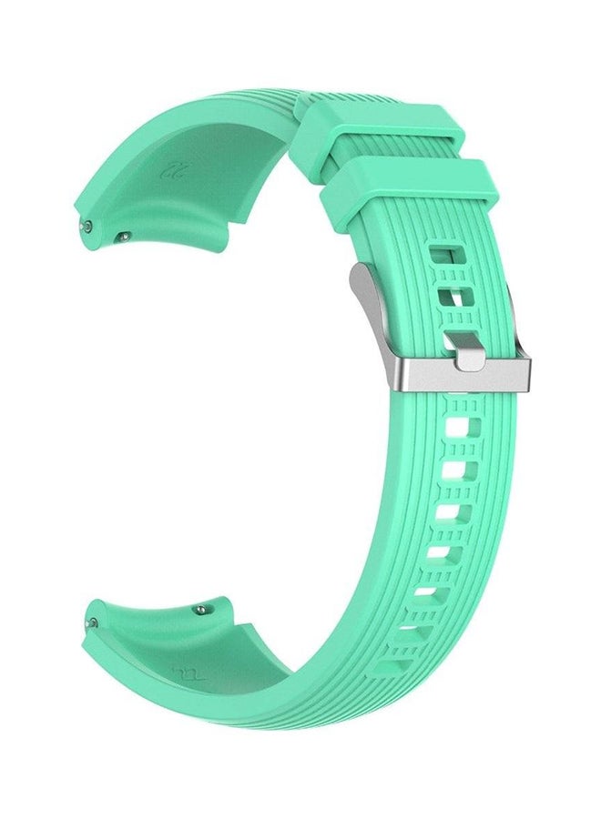 Liger - Replacement Silicone Watch Bracelet For Samsung Galaxy Watch SM-R800 SM-R805,Large Teal - Image 1