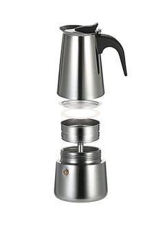 Generic Percolator Coffee Maker Mocha Pot 100.0 ml H18576-1 Silver  - Image 2