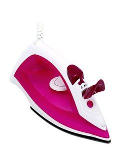 GEEPAS Steam Iron- Non-Stick Coating Plate 1300W & Adjustable Thermostat Control | 210ML Water Tank & Steam Shot for Crease Free Clothes | 2 Years Warranty 1300.0 W GSI7808 Pink  - Image 2