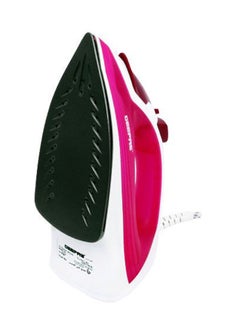 GEEPAS Steam Iron- Non-Stick Coating Plate 1300W & Adjustable Thermostat Control | 210ML Water Tank & Steam Shot for Crease Free Clothes | 2 Years Warranty 1300.0 W GSI7808 Pink  - Image 3