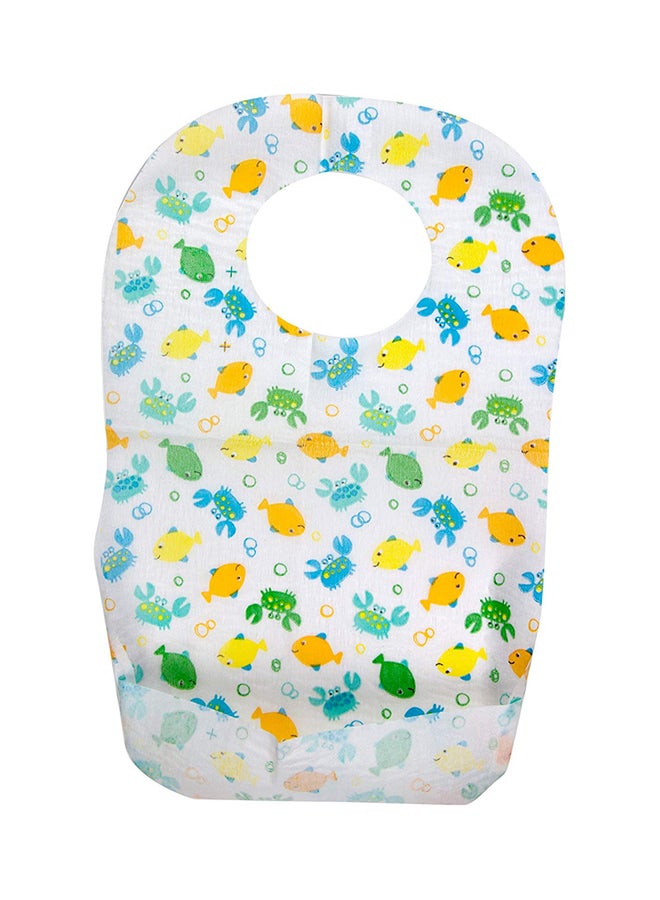 سامر إنفانت مريلة أطفال قابلة للتعديل مزينة بطبعة - متعددة الألوان من 20 قطعة - Image 1