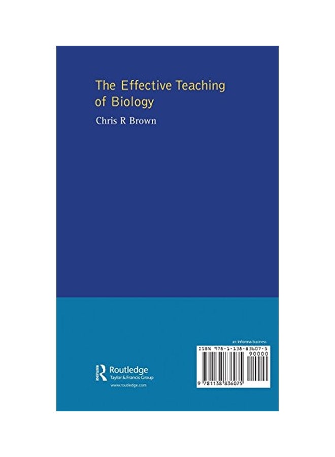 The Effective Teaching Of Biology hardcover english - 09 Feb 2015  - Image 2