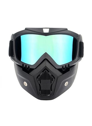 Motorcycling Goggles With Detachable Mask