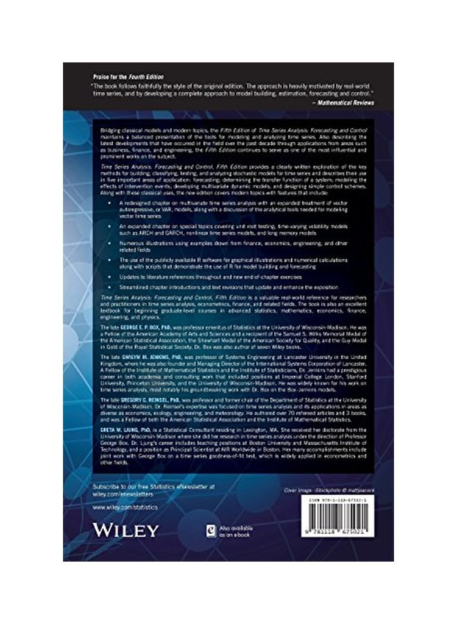 Time Series Analysis Hardcover English by George E. P. Box - 29 Jun 2015  - Image 2
