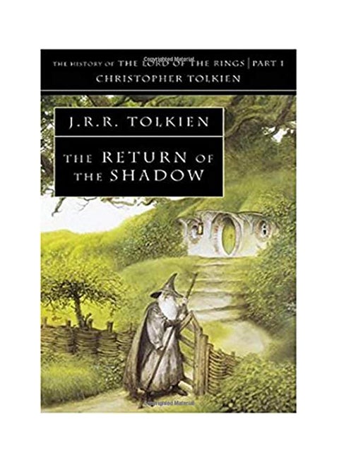 The Return Of The Shadow Paperback English by J R R Tolkien - 1994