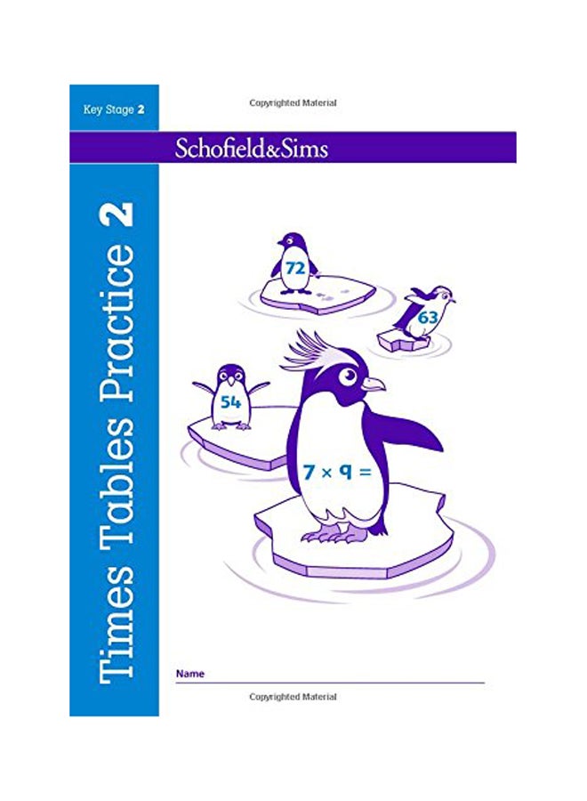 Times Tables Practice 2 Paperback English by Anne Montague-Smith - 2016