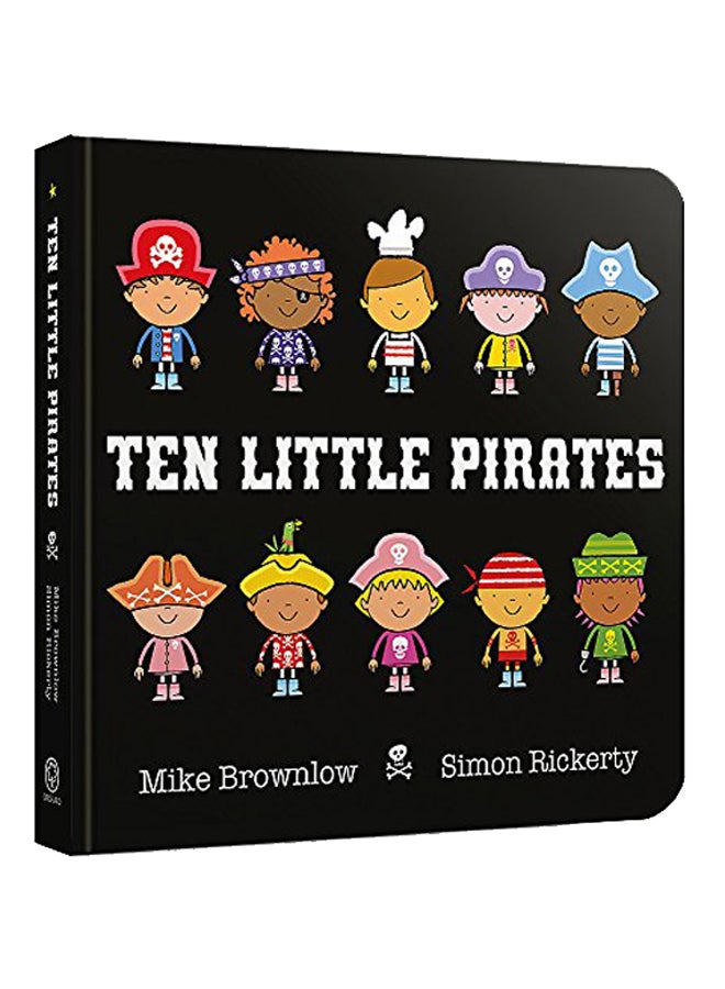 Ten Little Pirates Board Book Hardcover English by Mike Brownlow - 2017