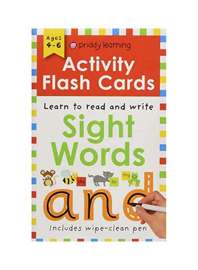 Activity Flash Cards Sight Words Paperback English - 2018
